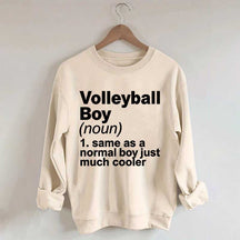 Volleyball Boy Definition Funny Sweatshirt