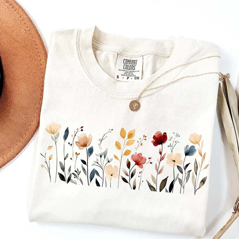 Comfort Colors Wild Flower Nature T-Shirt