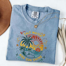 Comfort Colors Salt Water And Sun Shine T-Shirt