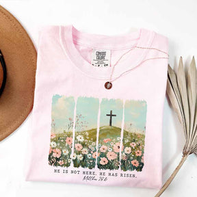 Retro Floral Cozy Religious T-Shirt