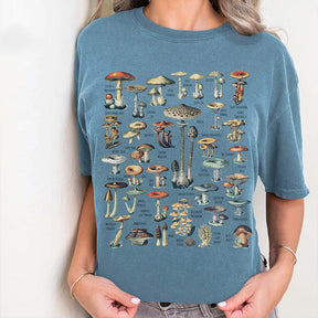 Vintage Mushroom Identification T-Shirt