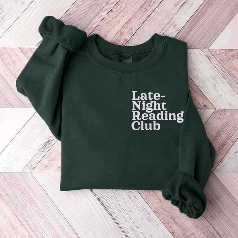 Late Night Reading Club Sweatshirt