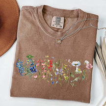 Retro Nature Spring Cottagecore Boho Flower T-Shirt