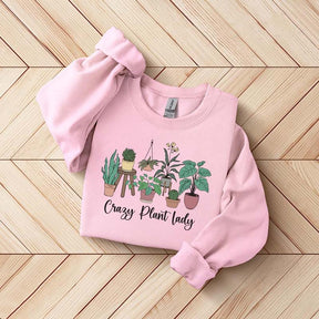 Crazy Plant Lady Botanical Mom Sweatshirt