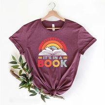 Take a Look it's in a Book Rainbow T-Shirt