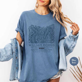 Vintage Retro William Morris Flower Floral T-Shirt