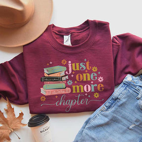 Just One More Chapter Reader Lover Sweatshirt