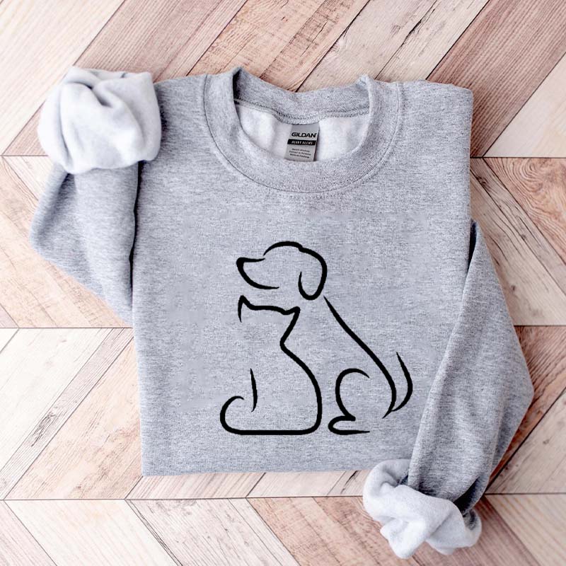 Dog and Cat Bestfriends Sweatshirt