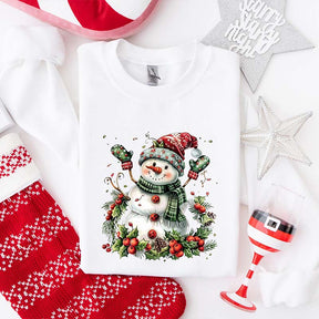 Cute Christmas Snowman Sweatshirt