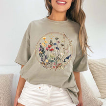 Floral Graphic Ring Wildflowers T-Shirt