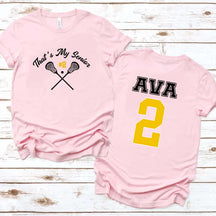 Custom Senior Lacrosse Team T-Shirt