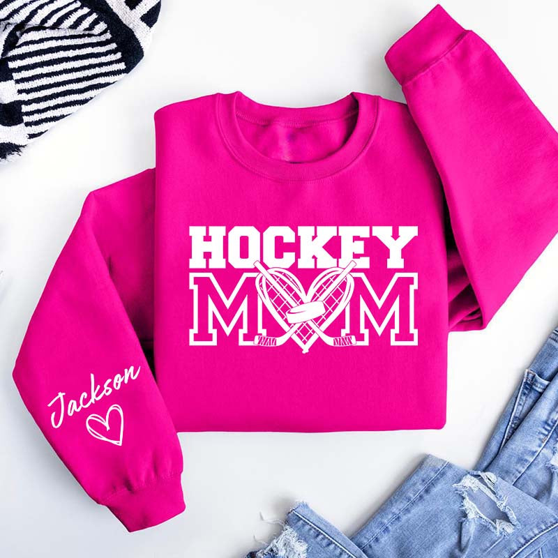 Personalized Hockey Mom Sweatshirt