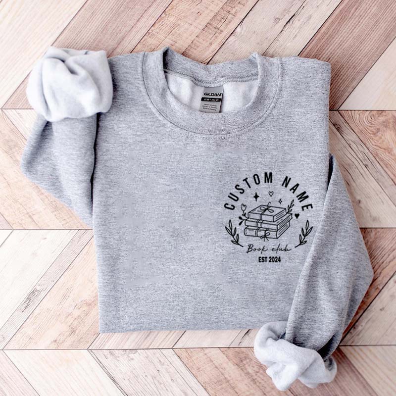 Custom Book Name Sweatshirt