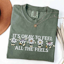 Comfort Colors Mental Health Anxiety  T-Shirt