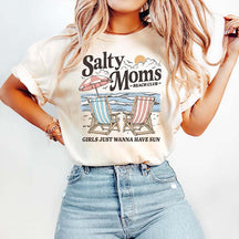 Salty Moms Beach Club T-Shrit