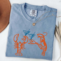Lobster Crab Martini T-Shirt