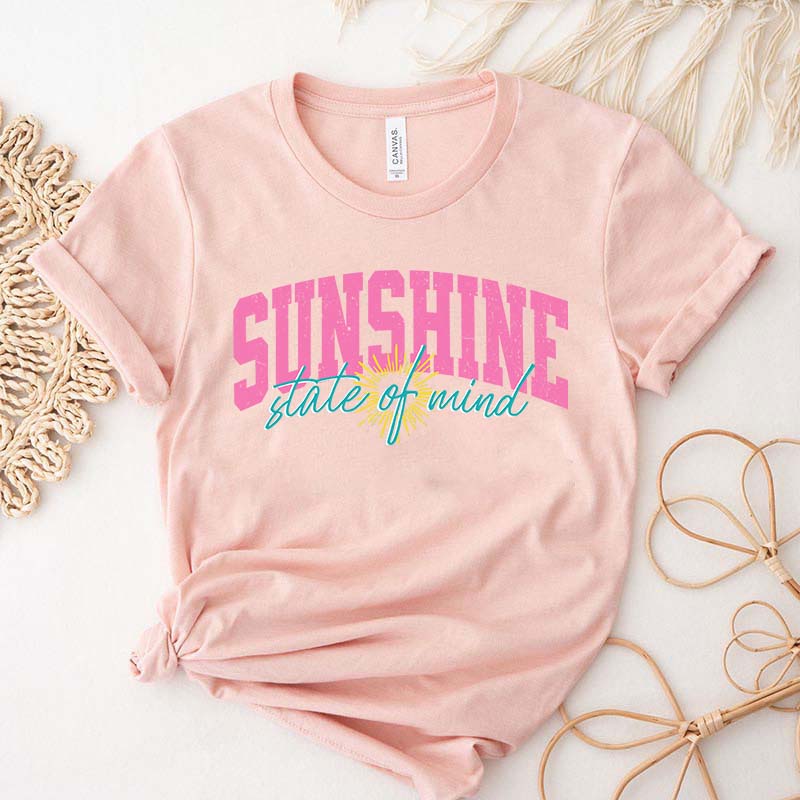 Sunshine State of Mind Summer Vibes T-Shirt