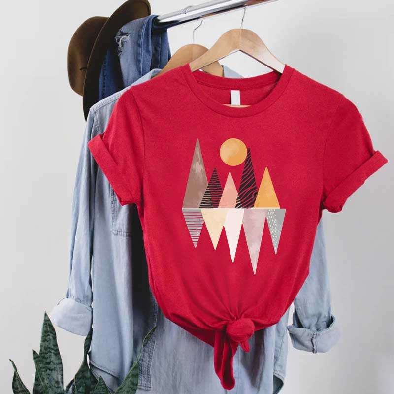 Geometric Minimalist Art T-Shirt