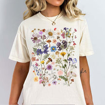 Comfort Colors Floral Mushroom T-Shirt