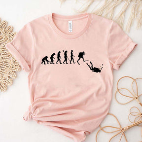 Scuba Diving Evolution Funny Diver T-Shirt