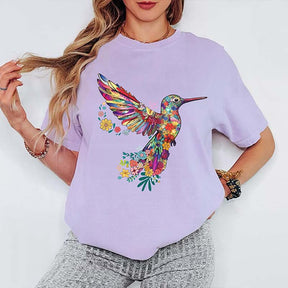 Floral Hummingbird T-Shirt