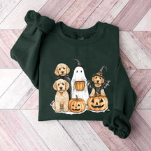 Halloween Goldendoodle Ghost Dog Lover Sweatshirt