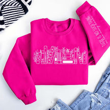 No Such Thing As Too Many Books' Sweatshirt