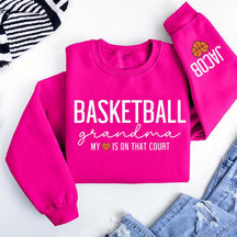 Personalized Nana Basketball Grandma Sweatshirt