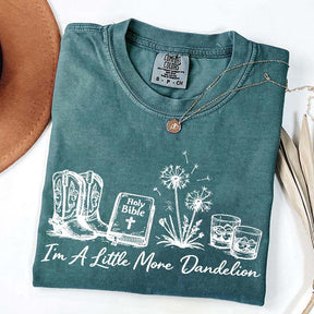 Dandelion Comfort Colors Graphic Western T-Shirt