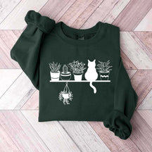 Cats And Plants Sweatshirt
