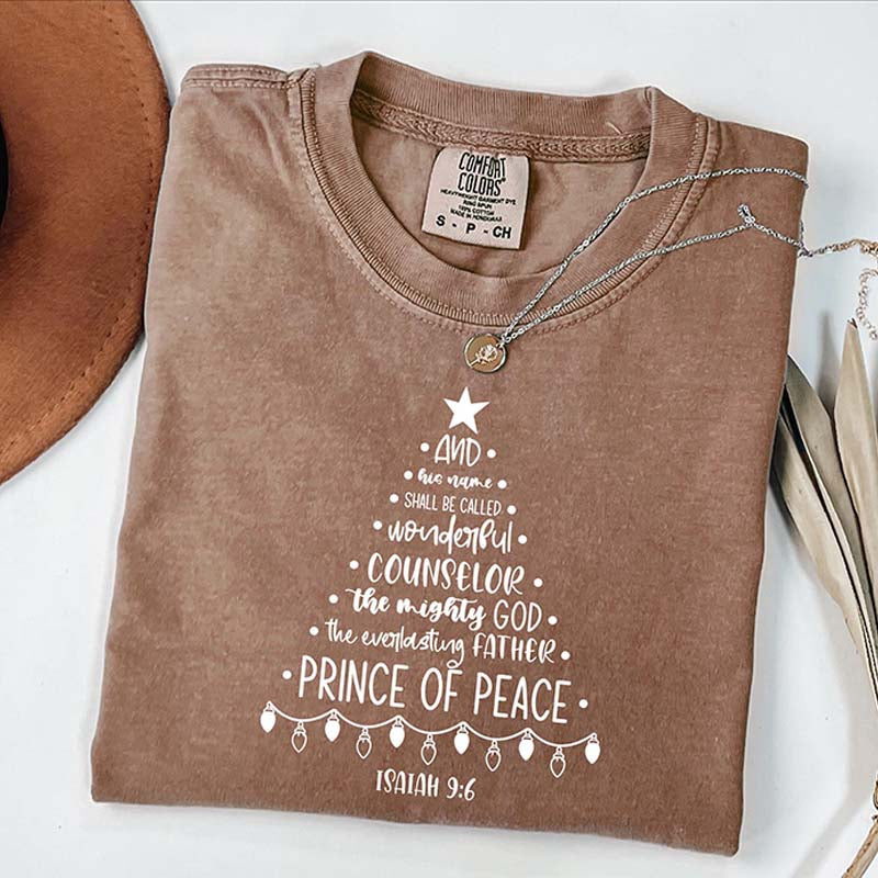 Religious Christian Christmas Tree T-Shirt