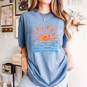 Summer Sun Rays Waves T-Shirt