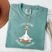 Yoga Expect Nothing Appreciate Everything T-Shirt