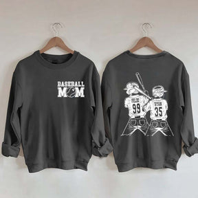 Customized Baseball Mom Sweatshirt