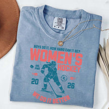Hockey Lover Merch Feminist T-Shirt