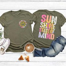 Sunshine State Of Mind Preppy Summer T-Shirt