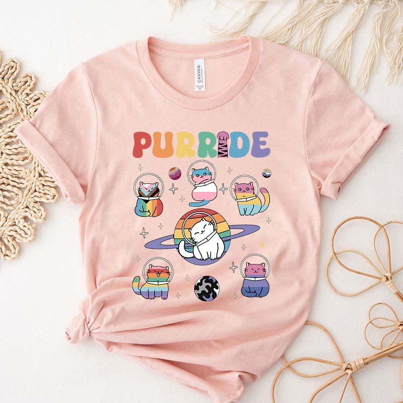 Purride Cats In Space T-Shirt