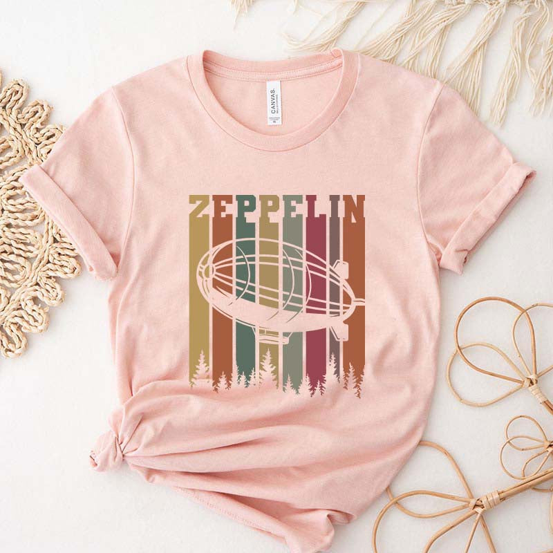 Retro Zeppelin Airship T-Shirt