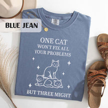 Funny Three Cat Lover Retro T-Shirt