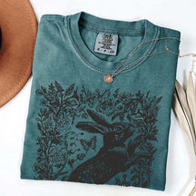 Cottagecore Rabbit Woodland Aesthetic T-Shirt