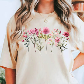 Spring Wildflower Botanical T-Shirt