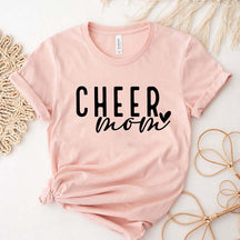 Cheer Mom Mama Heart T-Shirt