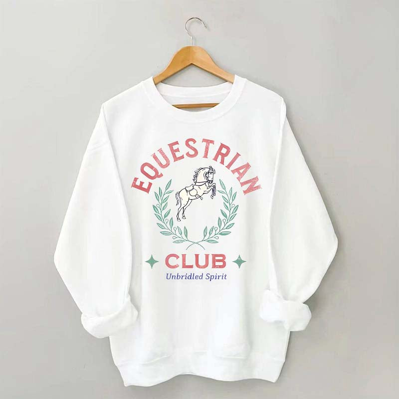 Equestrian Club Retro Sweatshirt