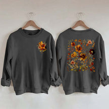 Autumn Cottagecore Autumn Floral Sweatshirt