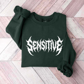 Sensitive Feminist Workout Retro Sweatshirt