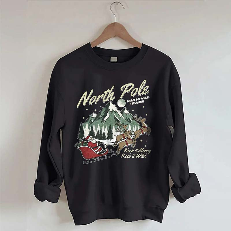 North Pole National Park Christmas Sweatshirt