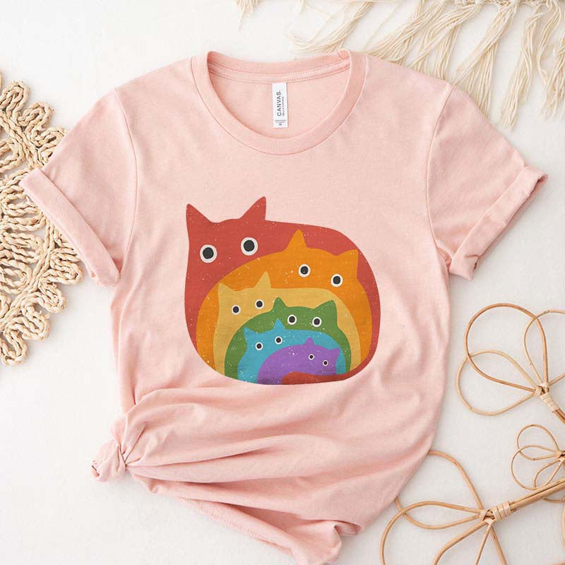 Rainbow Cats T-Shirt