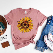 Funny Sunflower Sunshine Floral T-Shirt