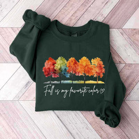 Cozy Fall Leaves Sweatshirt