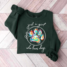 Just a Girl Who Loves Dogs Sweatshirt
